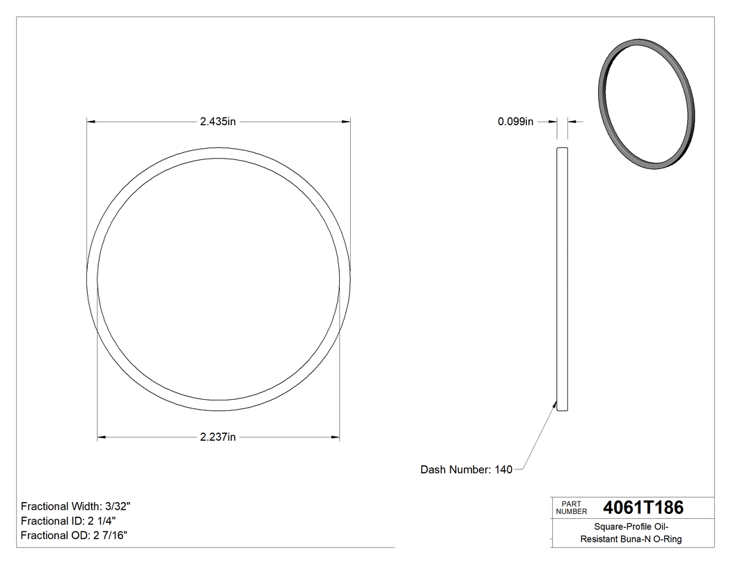 Technical drawing - 4061T186
